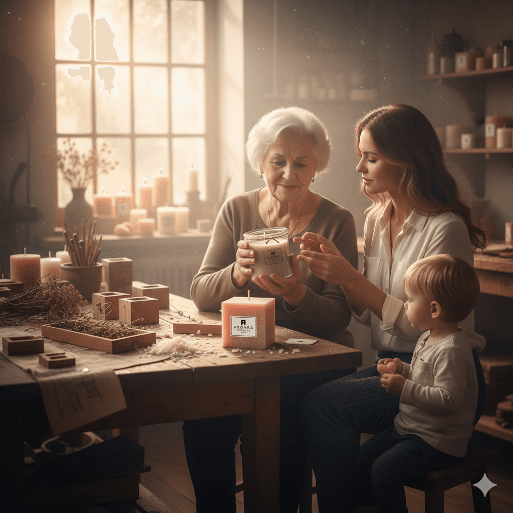 Vyroba svicek AROMKA